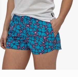 Patagonia Shorts Barley Baggies Dolomite Blue Pollen Confetti Size M